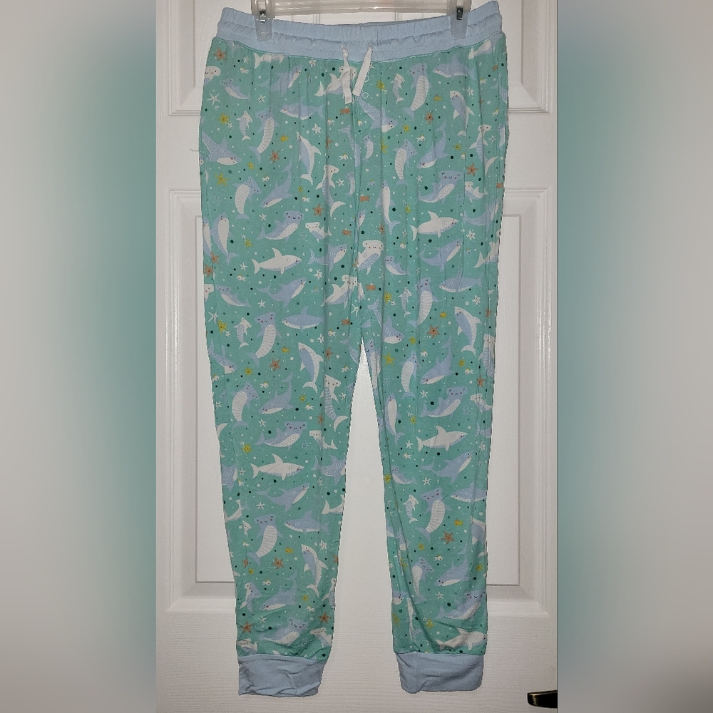 Women's Medium Little Sleepies Shark Soiree Pajama Joggers